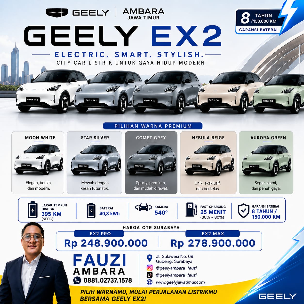 Poster GEELY EX2