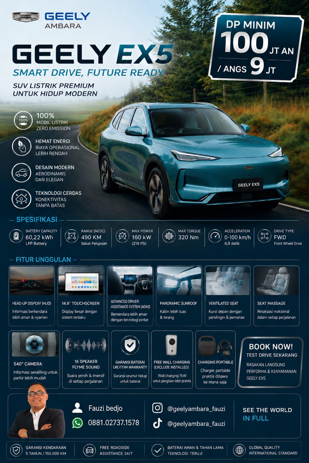Poster GEELY EX5
